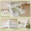 Letto a castello Flieks 90x200cm/140x200cm con protezione Anteprima dell’immagine prodotto 6