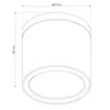 UMA Sand White IP54 rond blanc EDO777542 EDO Projecteur de Voir les images du produit 6