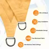 Tenda da sole rettangolare 2x5 m, 180 g/m² in HDPE, Anteprima dell’immagine prodotto 3