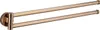 Remo Porte-serviettes double rotatif or rose (70507255-60) Voir les images du produit 1