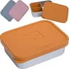 Brotdose Kinder Edelstahl mit Einsatz, BPA frei, Lunchbox, Produktbild-Vorschau 1