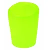 A bright green trash can with a swing lid. Produktbild-Vorschau