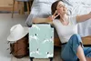 MuchoWow® Koffer Handgepäck Trolley Rollkoffer Kleine Produktbild-Vorschau 2
