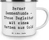 Mr. & Mrs. Panda Pott Spruch Berner Sennenhund Herz - Weiß Produktbild-Vorschau 3