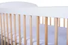 Babybett 120x60 cm Weiß/Kiefer höhenverstellbar mit Produktbild-Vorschau 7