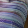 Close-up view of a striped duvet cover. Produktbild-Vorschau