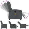 VidaXL 371785, Umelá koža, Šedá, Pena, 110 kg, 710 mm, 865 Náhľad obrázku produktu 6