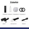 An image displaying various accessories for a window cleaning robot, with German labels. Anteprima dell’immagine prodotto