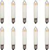 Ten LED filament candle bulbs arranged in two rows on a white background. Produktbild-Vorschau