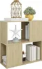 vidaXL Regál Sonoma Dub 60x24x63 cm odvodený výrobok z Náhľad obrázku produktu 5