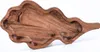 Serveertablet van akaziahout, notenhouder, model "Leaf", Productafbeelding-voorbeeld 1