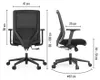 Yaasa Chair Lite Bürostuhl Ergonomisch, Schwarz – Traglast Produktbild-Vorschau 7