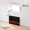 KAMINIO Chimenea eléctrica MARLON: Chimenea eléctrica 3 en Vista previa de la imagen del producto 6