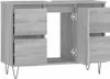 vidaXL Koupelnová skříňka Grey Sonoma 80x33x60 cm Dřevěný Náhled obrázku produktu 5