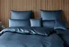 elegante Mako-Satin-Bettwäsche-Garnitur Stars Farbe Navy Produktbild-Vorschau 1