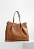 L.CREDI Schultertasche Umhängetasche Ebony Shopper Cognac Produktbild-Vorschau 10