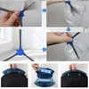 Collage of images showing how to clean and replace parts of a robot vacuum cleaner. Voir les images du produit