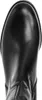 A close-up view of the toe and upper part of a black leather boot. Produktbild-Vorschau