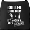 Grill-Schürze für Männer mit Spruch Grillen ohne Bier ist Produktbild-Vorschau 1