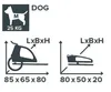 TAXXI DOG M | passeggino per cani | rimorchio per cani | Anteprima dell’immagine prodotto 3