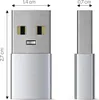 Satechi ST-TAUCS, USB-A, USB-C, Stříbrná Náhled obrázku produktu 5