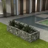 vidaXL Gabion letto rialzato in acciaio 270×90×50 cm Anteprima dell’immagine prodotto 8