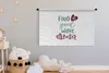 MuchoWow® Wandteppich Wandbehang Essen ist gut, Wein ist Produktbild-Vorschau 3