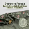 Kinderbettwäsche mit Ohren grünes Motiv mit Dschungel und Produktbild-Vorschau 6
