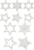 Oblique Unique 10 Sterne Sticker Strass Steine für Produktbild-Vorschau 1