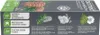 The image shows the side panel of a toothpaste box, highlighting key features and ingredients. Voir les images du produit