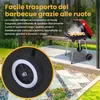Extralink Home Barbecue con Ruote, Portatile, per Giardino Anteprima dell’immagine prodotto 6