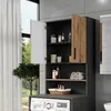 Meuble bain Vicco Irma Anthracite/Artisan 68x103.5cm avec 2 Voir les images du produit 4