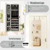 COSTWAY Armoire à bijoux, étagère à bijoux avec éclairage Voir les images du produit 5