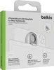The image shows the packaging of a Belkin iPhone Mount with MagSafe for Mac Notebooks. Produktbild-Vorschau