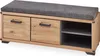 Garderobenbank HARPER ILEBO BHT 120x45x41 cm braun Produktbild-Vorschau 1