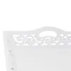 vidaXL Table de service/d'appoint avec plateau blanc Voir les images du produit 4