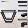 MetaloPro Stolové Nohy Atria Lite – 2x Černé Kovové Náhled obrázku produktu 3