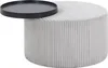 SalesFever Couchtisch 70 cm rund | drehbare Tischplatte | Produktbild-Vorschau 2