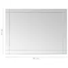 The Living Store Wandspiegel 60x50 cm Glas Produktbild-Vorschau 6