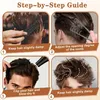 2 Lockenkamm Textur Kamm,Haarzange Texturkamm Texture Comb Produktbild-Vorschau 5