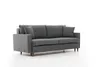 A grey sofa is shown against a white background. Produktbild-Vorschau