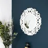 Zrcadlo, bílé, ve stylu Ludvíka, s reliéfním zdobením, s Náhled obrázku produktu 4