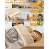 Bienenwachs Brotbeutel für Sauerteigbrot (17x12,6 Zoll) – Produktbild-Vorschau 3