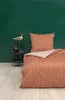 Satin-Wende-Bettwäsche - Apricot - Beige - Baumwolle - 135 Produktbild-Vorschau 4