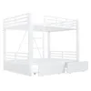 Letto a castello Flieks 140x200 cm con 2 cassetti, letto a Anteprima dell’immagine prodotto 6
