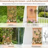 COSTWAY Blumenkasten mit Spalier & Dach, Pflanzkasten Produktbild-Vorschau 8