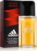 A bottle of Adidas Active Bodies Eau de Toilette and its packaging are displayed against a white background. Podgląd zdjęcia produktu