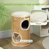 PawHut Krabpalen toren, 60 cm hoog, kattentoren met 2 Productafbeelding-voorbeeld 6