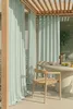 Terrassenvorhang GAIA 140x250 Salbei grün auf Jalousien Produktbild-Vorschau 7