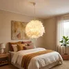 Lampada a sospensione, piume, bianco, P 45 cm Anteprima dell’immagine prodotto 2